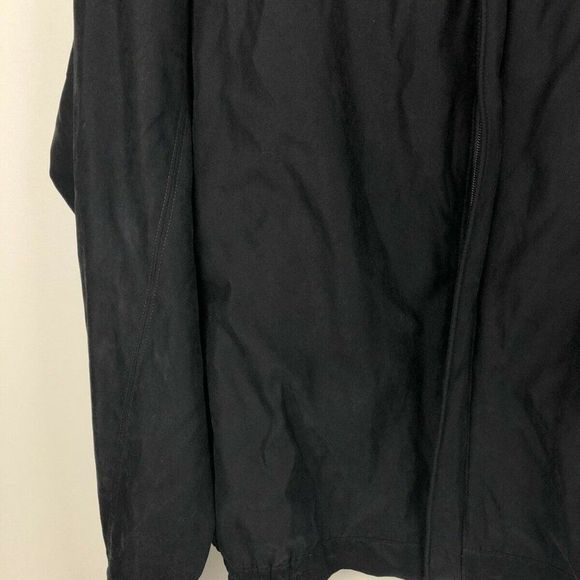 ANTIGUA Full Zip Press Buttons Mens GOLF JACKET Pockets Lined BLACK XL NWOT - Picture 5 of 11
